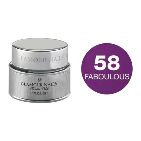 Vip Glamour Color Gel 58 - 5 Milliliters