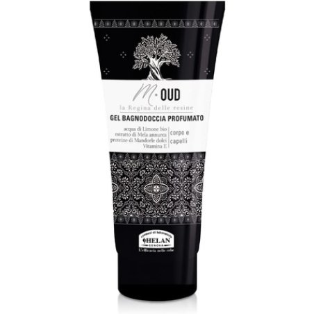 Helan M Oud Shampoo Bath & Shower Gel for Men with Vitamin E & Sweet Almonds Proteins Made in Italy 200ml