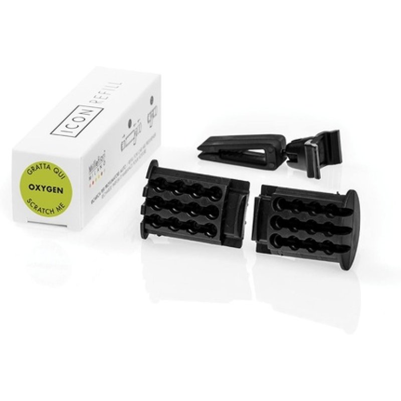 Millefiori Milano Icon Refill For Car Air, Black, One Size