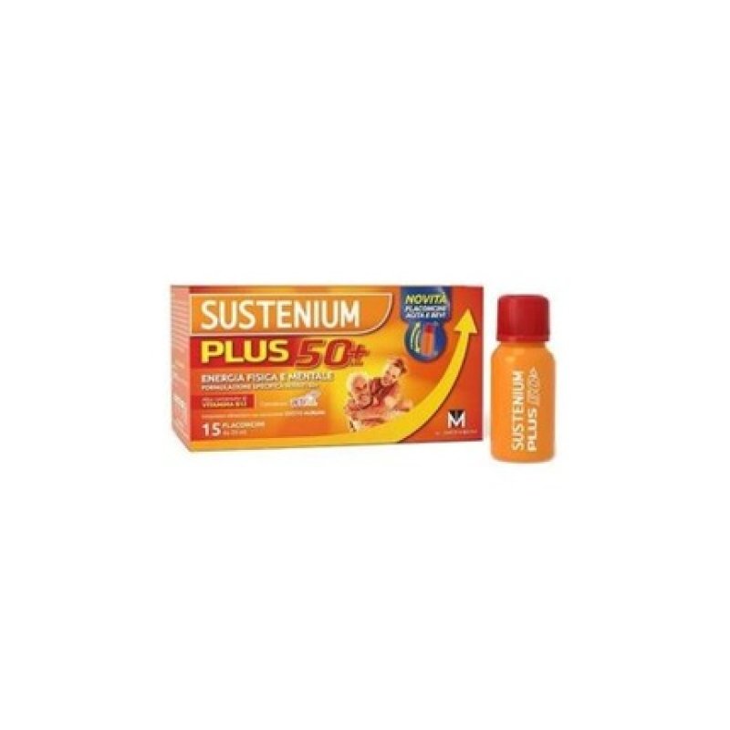 Menarini Sustenium Plus 50 Energy Supplement 15 Vials