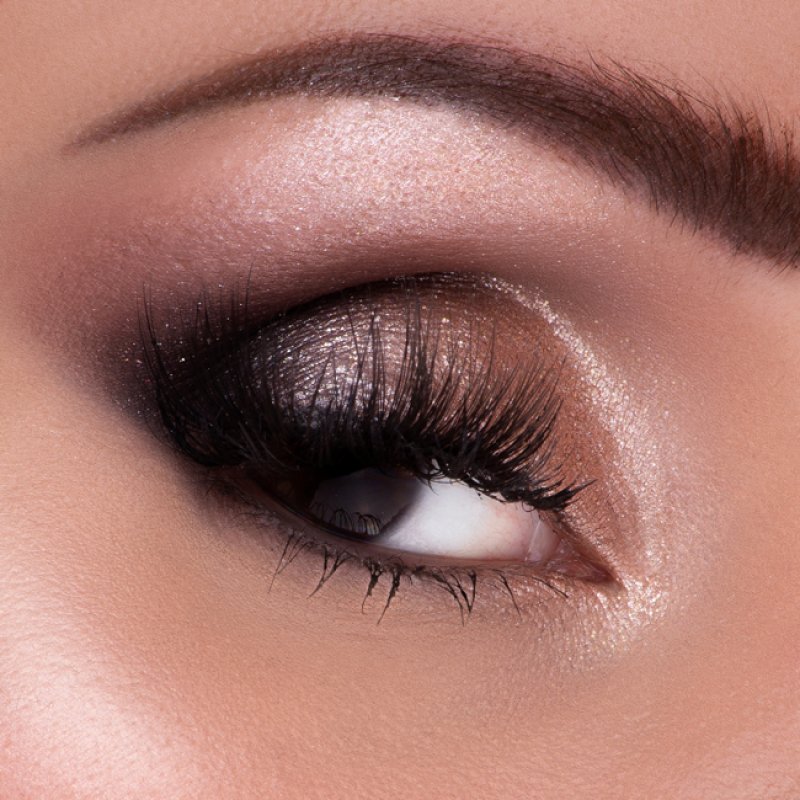 Mulac Cosmetics Un-connected Palette ombre à paupière Colle pailletée, Mat, Satin, Brillant