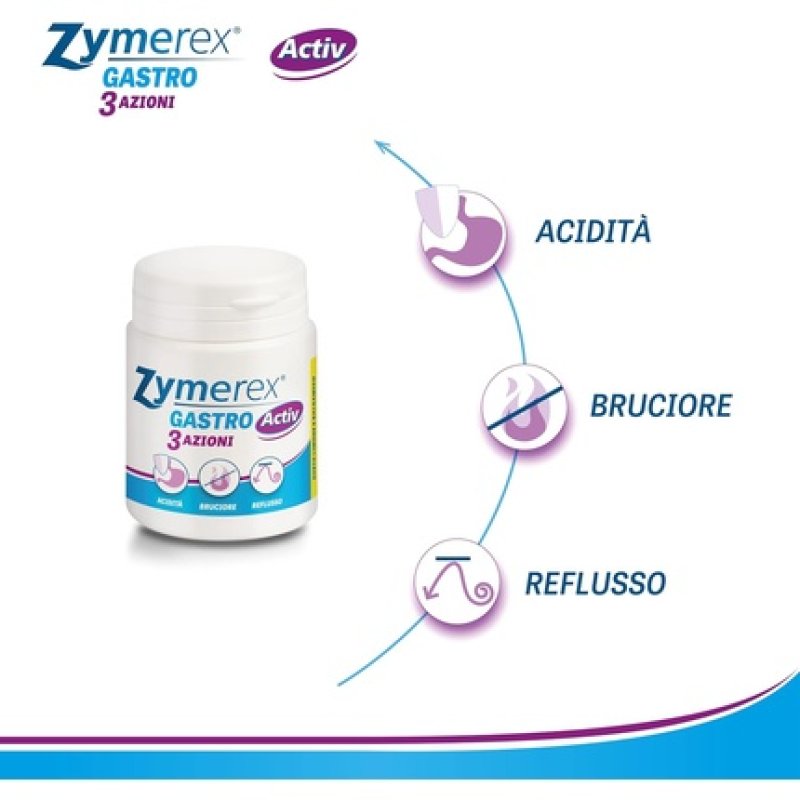 Zymerex Gastro Activ 3 Actions Medical Device 40 Chewable Tablets