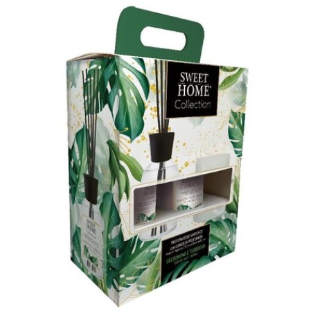 SWEET HOME REGALO BASTONCINI 100 ML CANDELA GELSOMINO Home Fragrance