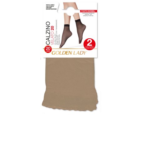 Golden Lady 5LGD Female Knee socks Brown 2 pair(s)
