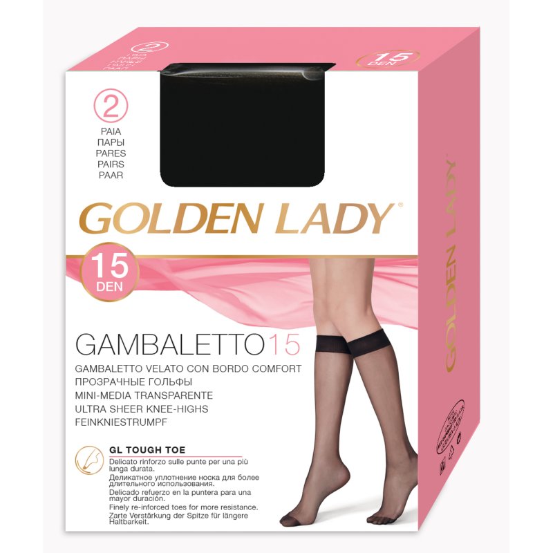 Golden Lady 8300497001071 pantyhose/stockings Black, Transparent