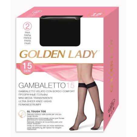 Golden Lady 8300497001071 pantyhose/stockings Black, Transparent