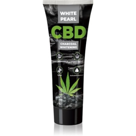 CBD Charcoal Whitening Toothpaste - Bělicí zubní pasta s konopným olejem a aktivním uhlím