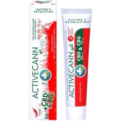 Annabis ACTIVECANN Warming Gel with Hemp Seed Oil, CBD CBG, Spicy Pepper, Cinnamon 75ml