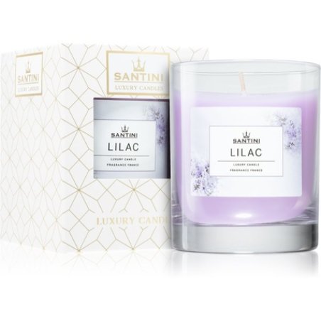 SANTINI Cosmetic Lilac Scented Candle - 200 g