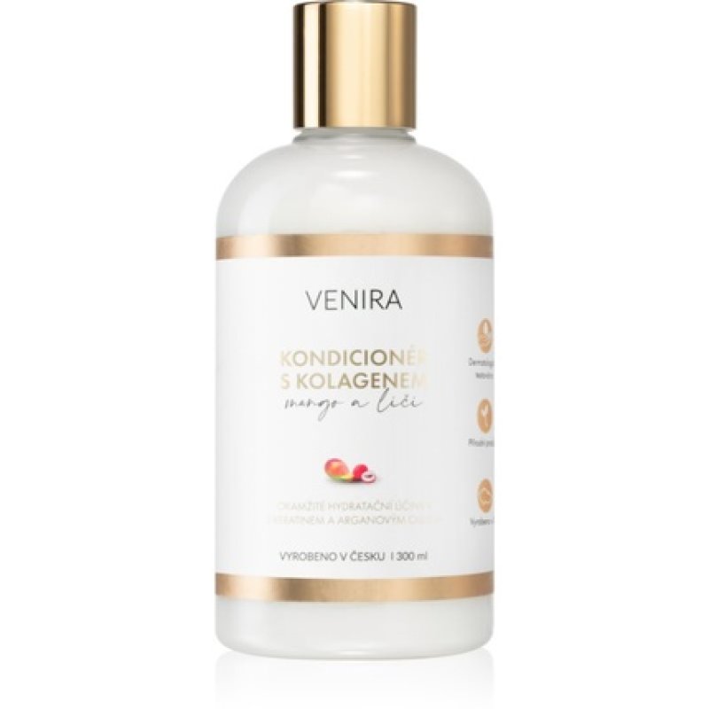 Venira Conditioner with Collagen Mango-Lychee for All Hair Types - 300 ml