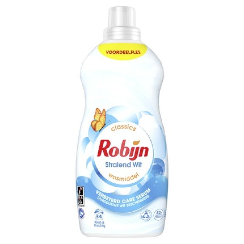 Robijn Liquid Detergent Small & Powerful Radiant White - Effective Laundry Solution