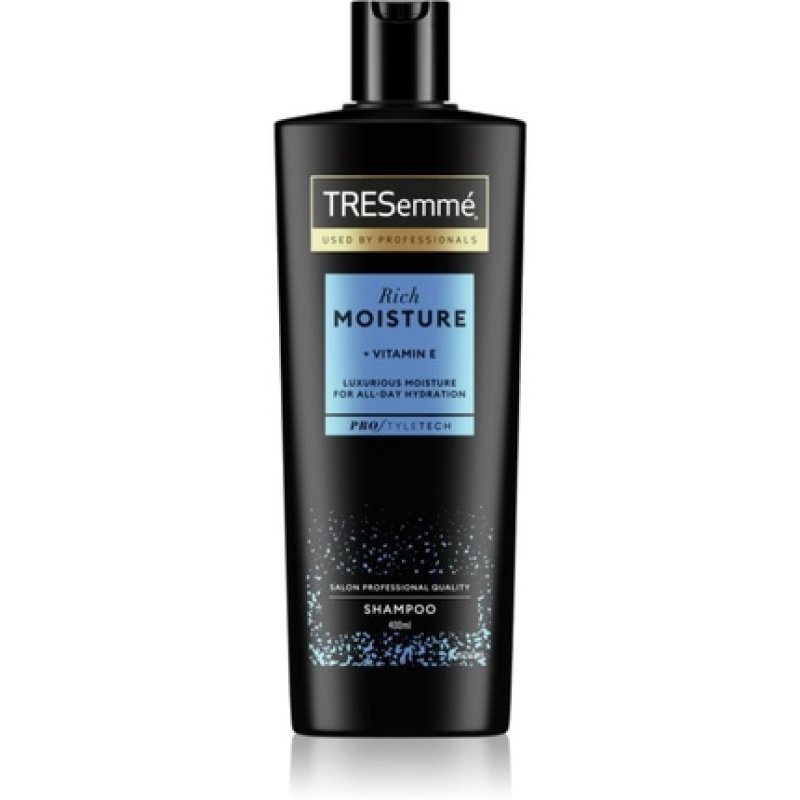 TRESemme Rich Moisture Shampoo 400 ml with Vitamin E Pro Style Technology