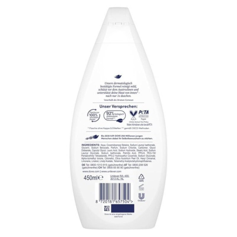 Dove Velvety Soft Shower Gel 450ml
