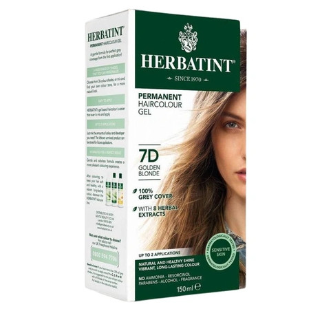 Herbatint 7d Golden Blonde Oxidizer Hair Dye Gel - 150 Ml