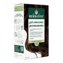 Herbatint Permanent Hair Color 4D Golden Brown 170ml