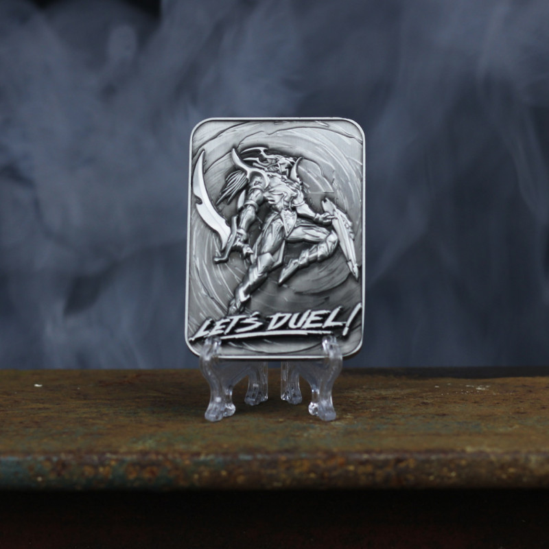 YU-GI-OH! - Soldat du Lustre Noir - Carte en métal collector
