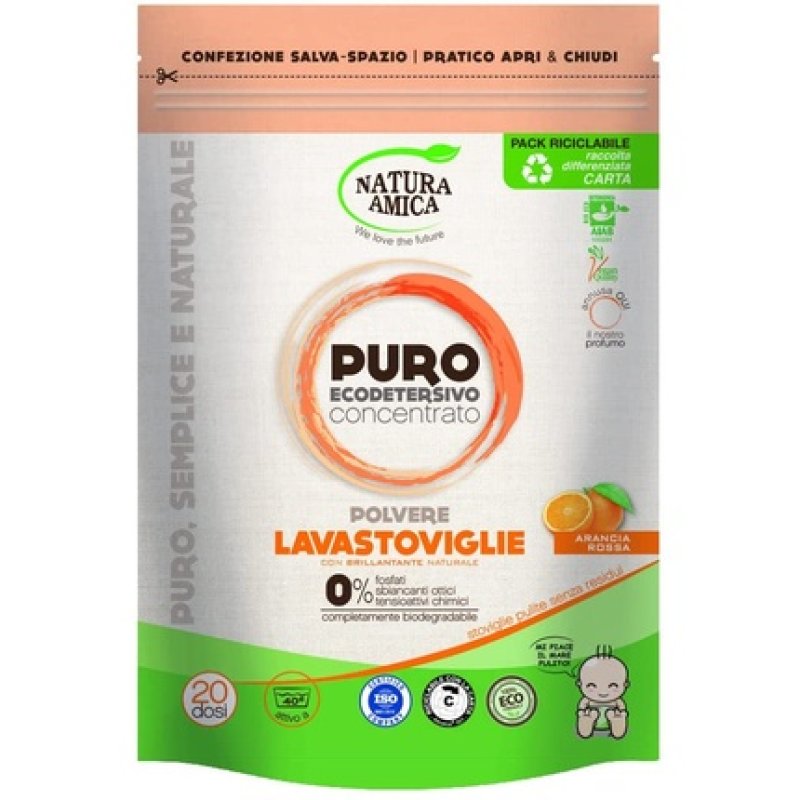Natura Amica Pure Dishwashing Liquid In Powder, 250 G