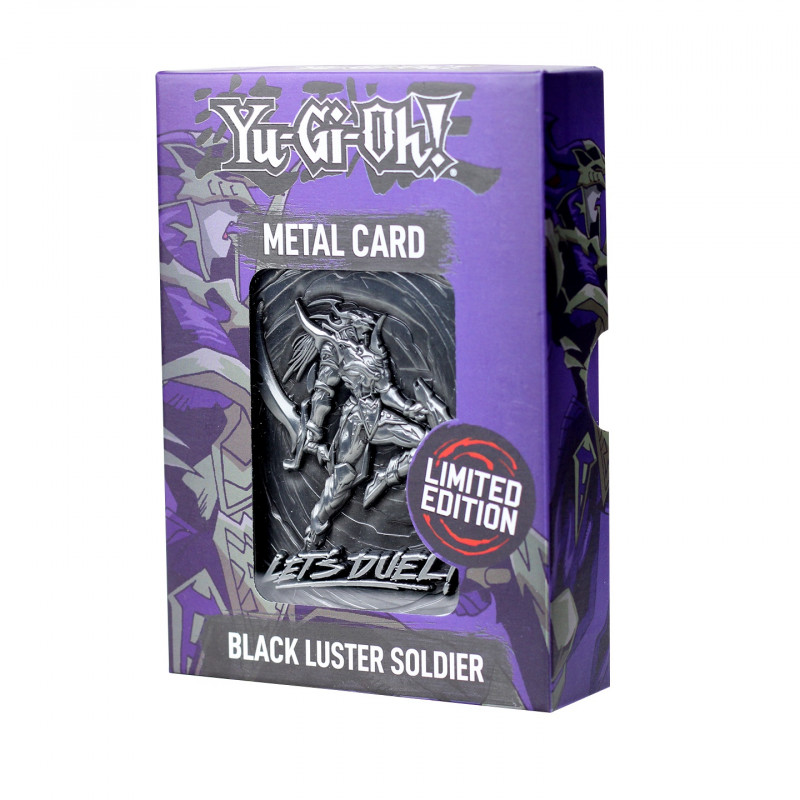 YU-GI-OH! - Soldat du Lustre Noir - Carte en métal collector