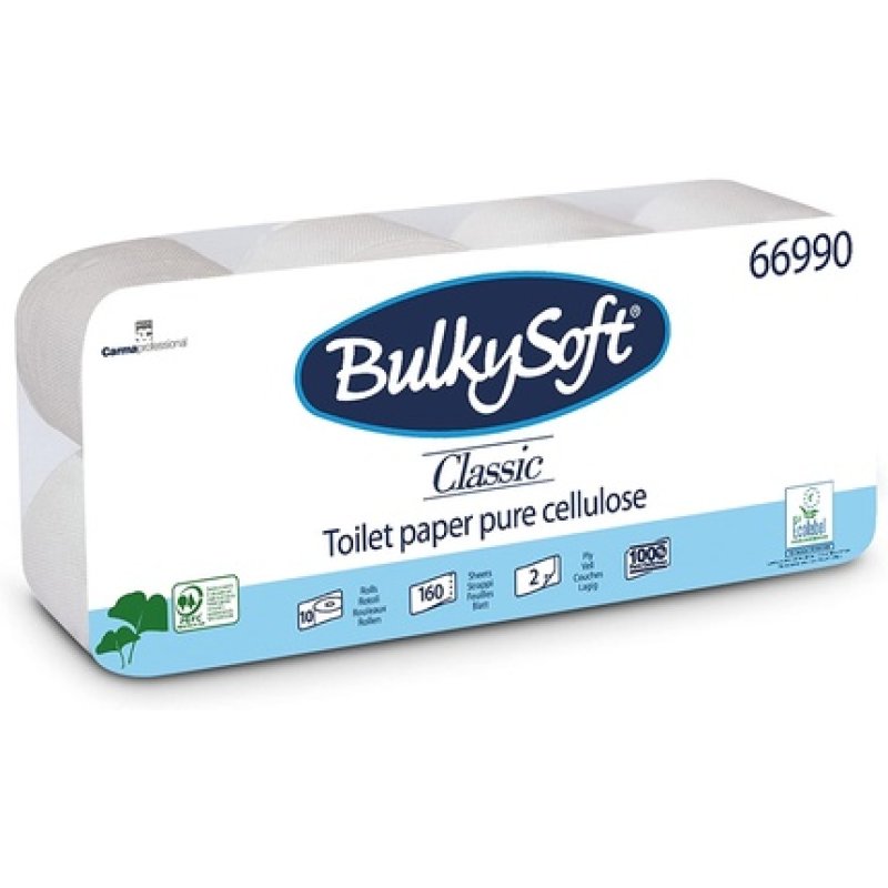 Bulkysoft Toilet Paper 2 Veli 10 Rolls