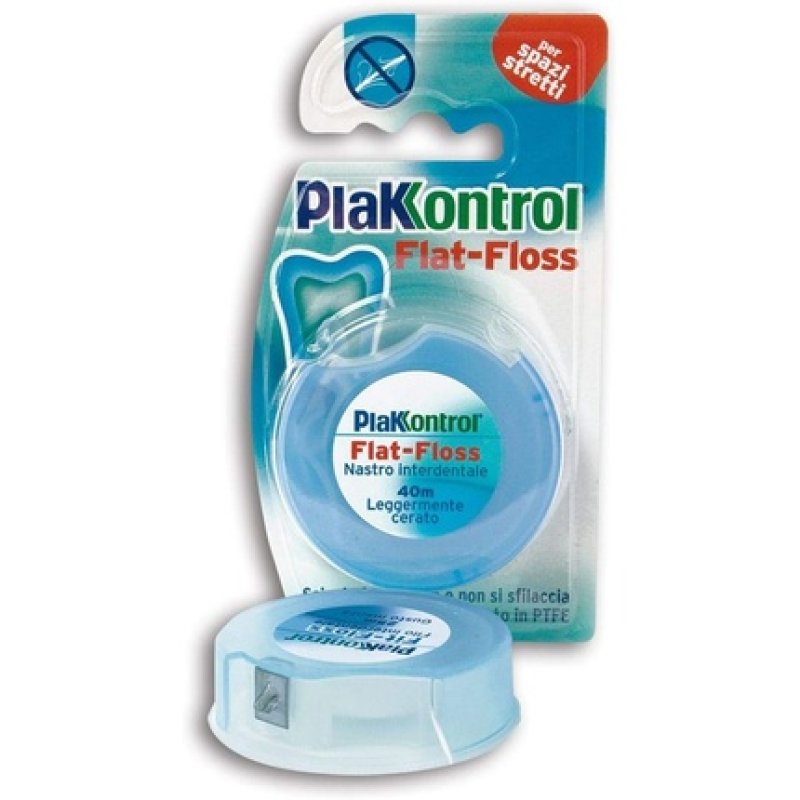 Plakkontrol Flat Floss Filo 40M