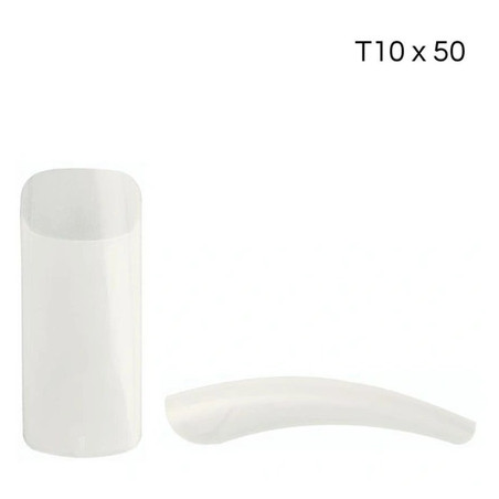 Xanitalia Pro Xan Pro Natural Square Tips With Long Band Size 10 X 50 Pieces