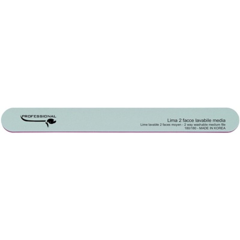 White Washable Double-Sided File Medium Grit 180