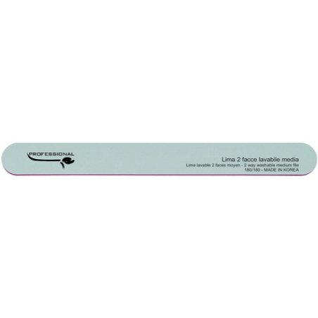 White Washable Double-Sided File Medium Grit 180