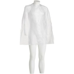 90 Pieces White Disposable Cape for Hairdresser 90x115