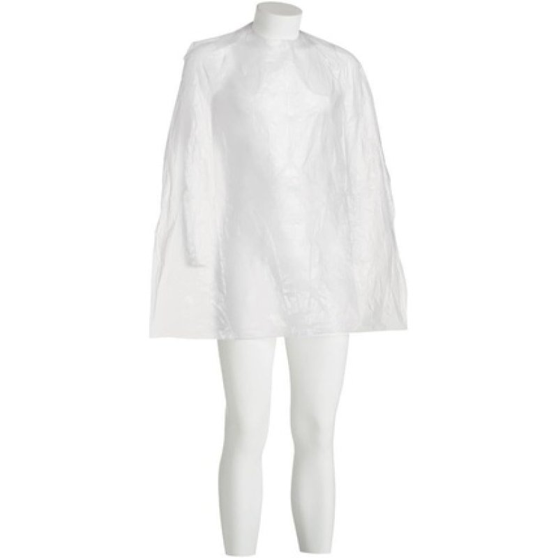 90 Pieces White Disposable Cape for Hairdresser 90x115