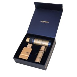 Al Haramain Amber Oud Bleu Edition 3 Pc Gift Set for Unisex - Luxury Cologne