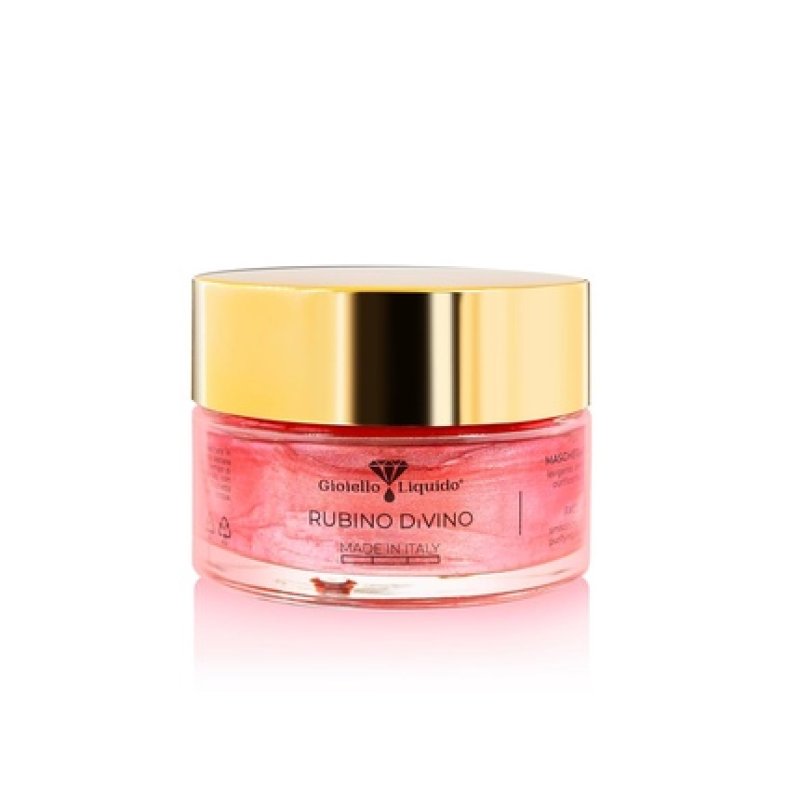 Illuminating Face Mask with Anti-Aging Effect Ruby Powder Vitis Vinifera Sodium Hyaluronate Betain Liquid Jewel Cell