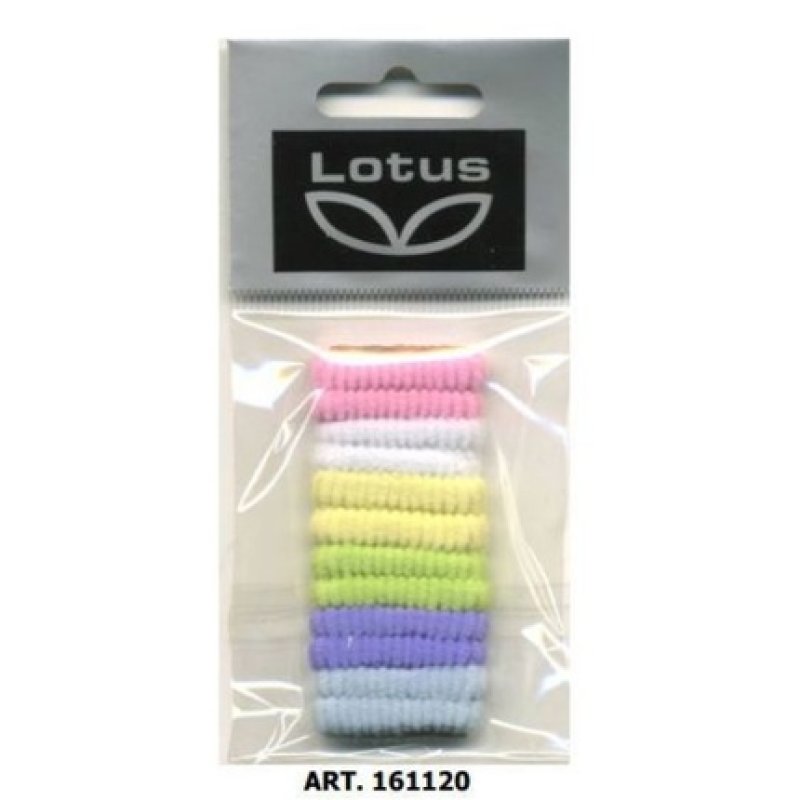 Lotus Sponge Hair Bands Small Assorted Colors
