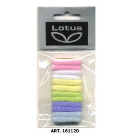 Lotus Sponge Hair Bands Small Assorted Colors