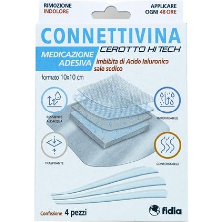 Fidia Farmaceutici Cerotto Connettivina Hitech 10 x 10 cm