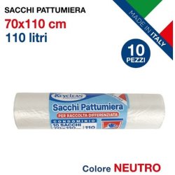 Keyclean Bib Pattum Sacco Differenziata X10 110lt