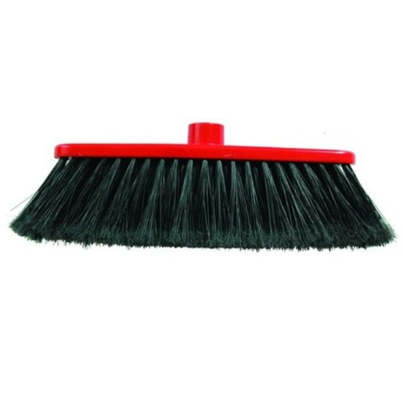 Bib Red Head Broom Without Handle 1pc
