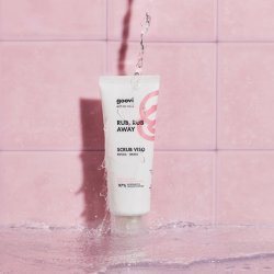 GOOVI RUB RUB AWAY Face Scrub Moisturizing with Cocoa Butter and Cottonseed Oil 75ml