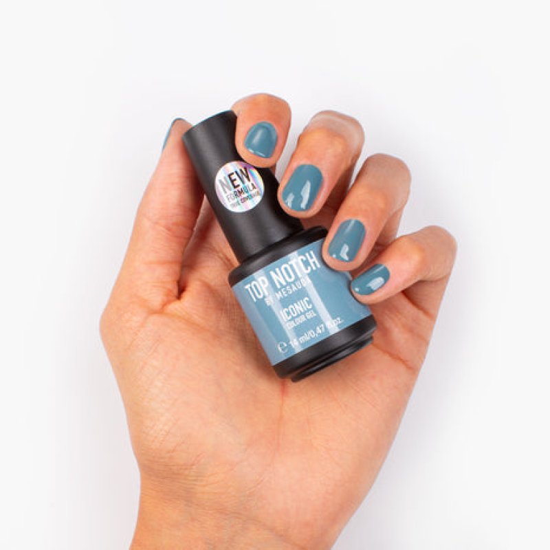 Mesauda Top Notch Iconic 263 Blue Pumpkin Semi-Permanent Nail Polish 14ml
