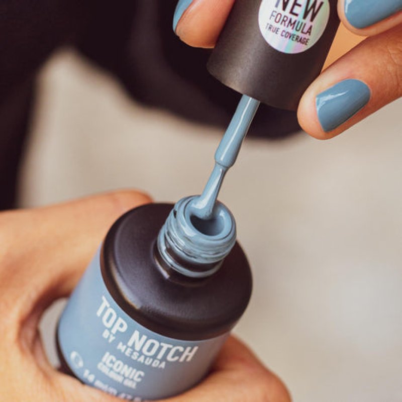 Mesauda Top Notch Iconic 263 Blue Pumpkin Semi-Permanent Nail Polish 14ml