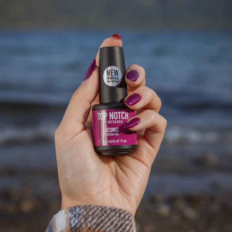 Top Notch by Mesauda Iconic Colour Gel vernis à ongles 14 ml Violet