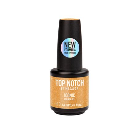 Top Notch by Mesauda Iconic Colour Gel nail polish 14 ml Gold