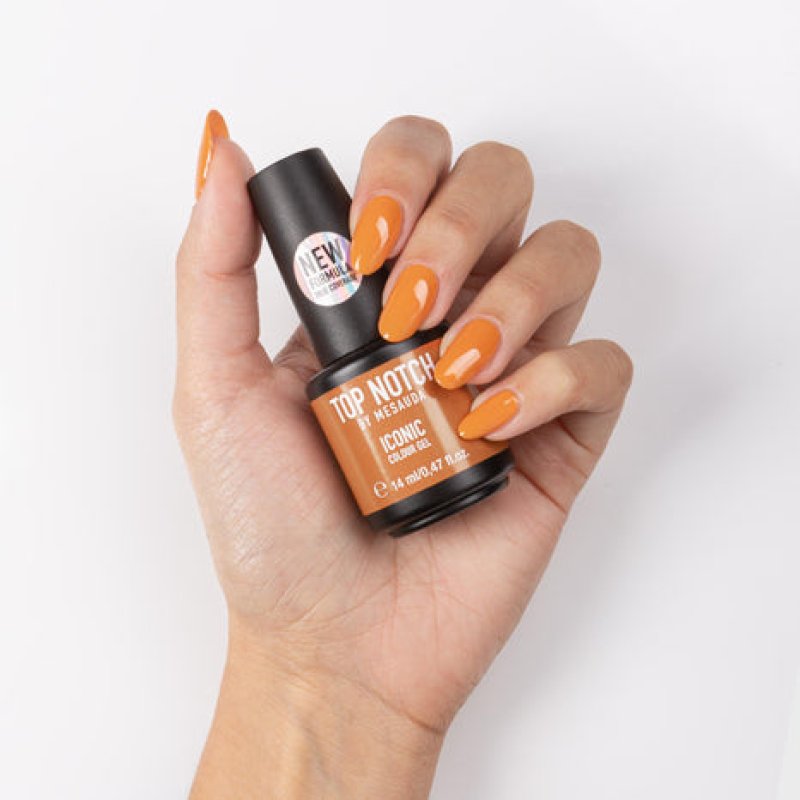 Top Notch by Mesauda Iconic Colour Gel vernis à ongles 14 ml Orange