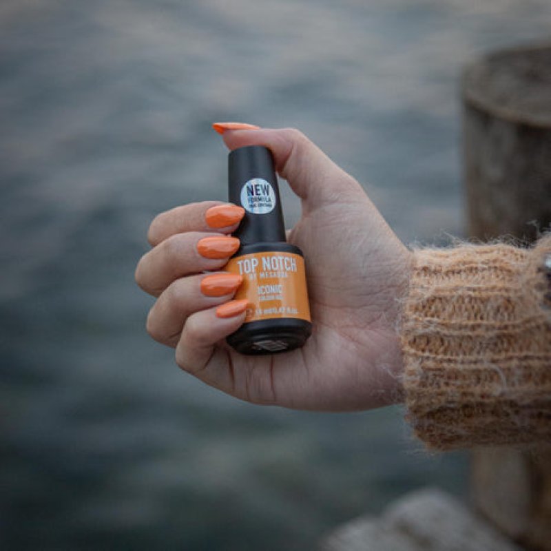 Top Notch by Mesauda Iconic Colour Gel vernis à ongles 14 ml Orange