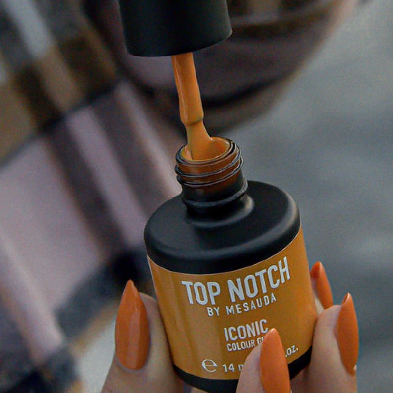Top Notch by Mesauda Iconic Colour Gel nail polish 14 ml Orange