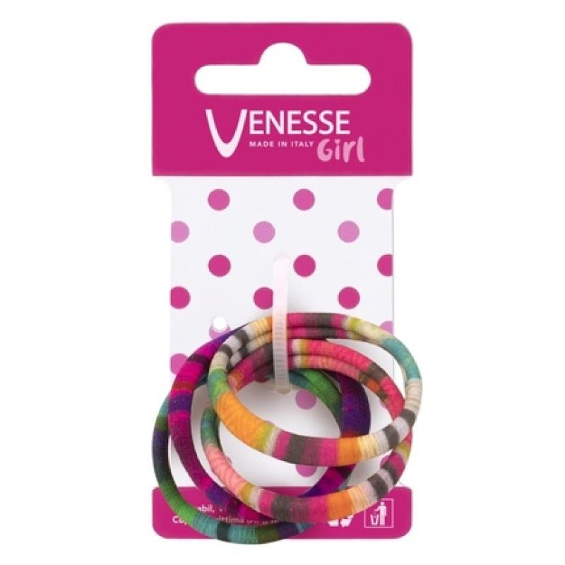 Girl's Elastic Bands VENESSE Microfiber Fantasy 4 Pieces