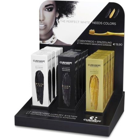 Curasept Luxury Black Whitening Set