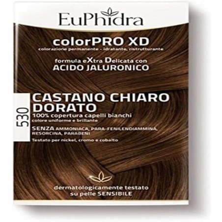 EuPhidra Colorpro XD Tincture Extra Soft Color 530 Light Brown Golden 100ml