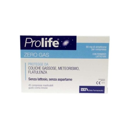 Zeta Farmaceutici Spa Prolife Zerogas - 45 Tablets