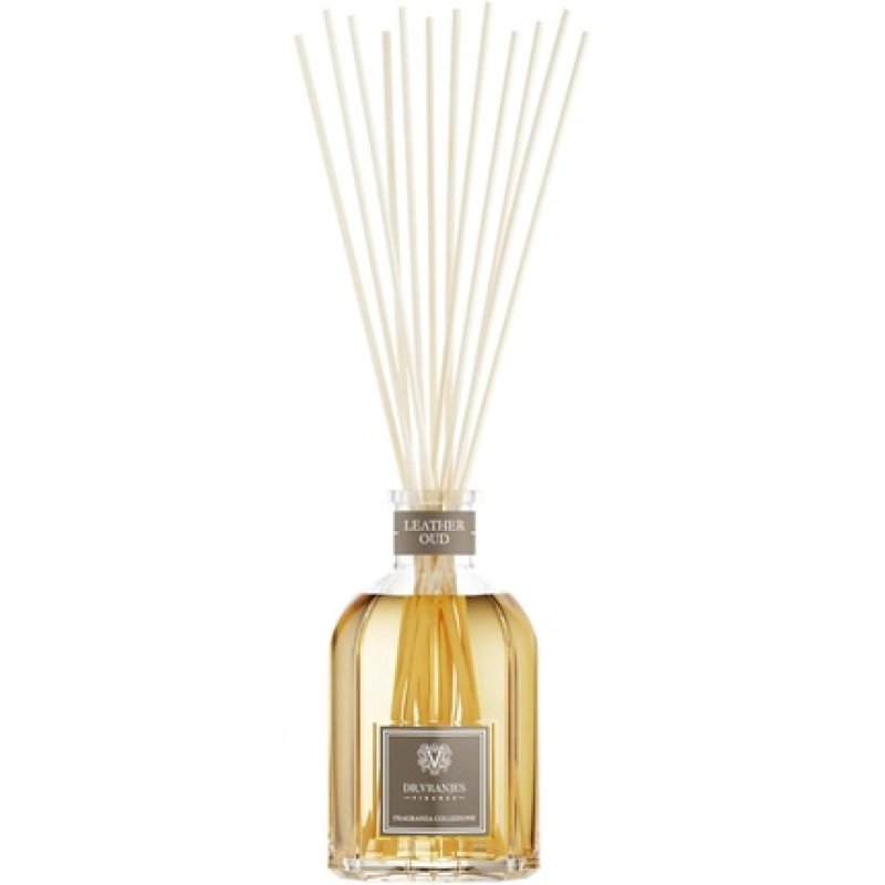 Dr. Vranjes Firenze Leather Oud Scented Glass 500ml Oud, Leather, Vanilla, Musk & Sandalwood Scents
