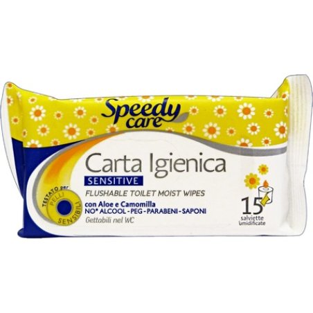 Speedy Care Humidified Hygienic 15 Wipes 5g